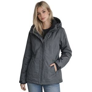 Time and Tru Jacket Ski Coat Jacket Womens Large 12-14 Graystone Winter Snow